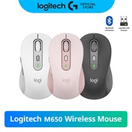 Logitech Signature M650/M650L/M750 Wireless Mouse - Silent Clicks, Customisable Side Buttons, Blueto