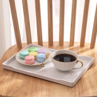 hanhan1 Rectangular Plastic Fast Food Trays Lunch Dinner Tray Party Serving Platter for and Carrying