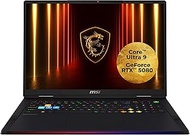 MSI Raider 18 HX AI Gaming Laptop, 18 Inch UHD+ Mini LED Display, Intel Core Ultra 9, NVIDIA GeForce