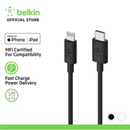 Belkin BOOST CHARGE™ USB-C Cable with Lightning Connector -USB Power Delivery Fast Charging