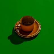 老朋友限定禮ー西德製古董抹茶摩卡手繪系列咖啡杯盤組ー150ml