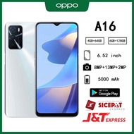 Terlaris Hp OPPO A16 handphone ram 6/128GB,8MP+13MP kamera,6.52 inches