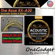 (The Rose) Guitar String - 1 Set Tali Gitar Akustik (RX-A30/ Kapok String/ Gitar String/ Tali Gitar/