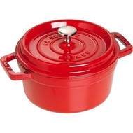 Staub 1103006 Cast Iron Round Cocotte, 30cm, Cherry