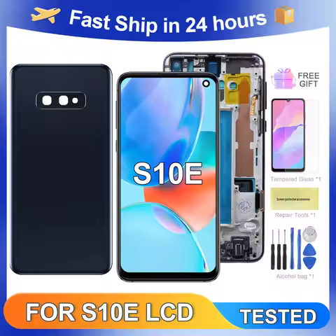 Tested S10E For Samsung For G970F G970U G970W G970 G970N LCD Display Touch Screen Digitizer Assembly