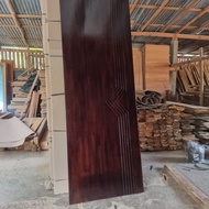 pintu blok minimalis bahan kayu jati tua