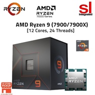 AMD Ryzen 9 7000 Series AM5 Desktop Gaming Processor - [7900/7900X] [12 Cores, 24 Threads]