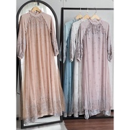 Glitter dress, silky raya dress
