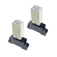 2PCS H3Y-2 power on delay relay 8pin time relay