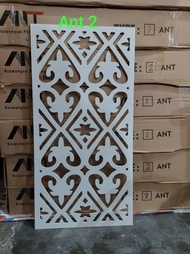 NEW PEMBATAS RUANGAN BAHAN PVC 40 X 80 CM ISI 1 Lembar /KRAWANGAN PVC BORD PLAFON / ORNAMEN PVC PLAF