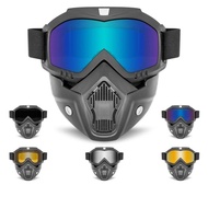 ORIGINAL TaffSPORT BOLLFO Retro Windproof Motorcycle Goggles Mask - MT-01 Motorcycle Helmet Helmet