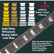 Alodia Sticker Inlay Guitar Gibson Inlay Fret Guitar Gibson Trapezoin STICKER FRETBOARD GIBSON TRAPE