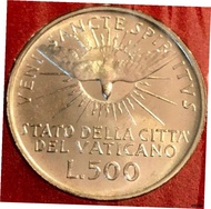 バチカン-Sede Vacante-シルバー 500 レイヤー 1963-KM-75 - OGP-新品状態Vatican-Sede Vacante-Silver 500 Layer 1963-KM-7