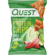Quest High Protein Corn Chips 32g|Spicy Lemon Flavor Low Carbon Fiber Fitness Snacks
