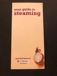Le creuset steaming guide leaflet