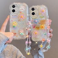 Casing Oppo A96 Casing Oppo A76 Casing Oppo A96 4G Casing Compatible with Transparent Cute Cartoon C