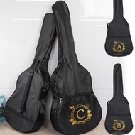 Guitar Bag 34-41 Inch Guitar Printing Wreath Series Acoustic Guitar Cover Waterproof Backpack Oxford