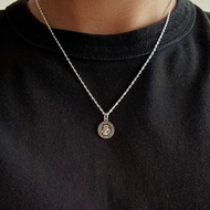 Marbella.bkk สร้อยคอเงินแท้ จี้เหรียญ รุ่น Marcus Necklace