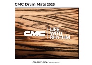 CMC® Drum Mat Drum Carpet พรมกลอง พรมกลองชุด พรมกลองไฟฟ้า ขนหนา มียางกันลื่น ลาย CMC ขนาด 200 x 160 