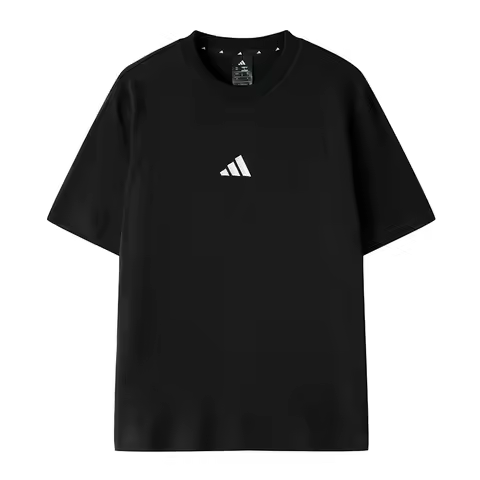 Adidas T-Shirt Men's Sports Casual Wear Round Neck Loose Breathable Quick-Drying Fitness Training Sh