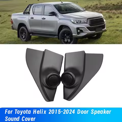 Left+Right Car Interiore Trim Loudspeaker Shell Door Stereo Cover For Toyota Helix 2015-2024 Door Sp