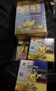 Pokémon 30週年紀念版原盒 + PSA 10 227SP比卡超