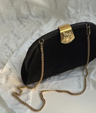 中古包 Celine思琳 立體馬車扣半月合金包