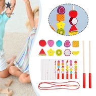 [lkpzhtw9] Educational Wooden Toy Beads Sequencing Game for Childrens Learning Numbers Thinking Toys