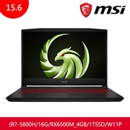 【MSI 微星】Bravo 15 B5ED-023TW 15.6吋 R7 RX6500M 電競筆電 （R7-5800H/16G/RX6500M_4GB/1TSSD/W11P/15FHD）_廠商直送