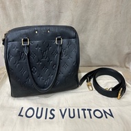 LV Speedy25 全皮壓紋 手提包/斜背包/側背包 M40762 9成新