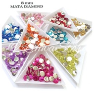 MATA 5 GRAMS - STICK EYES PLASTIC EYES DIAMOND/S UK.8 MM