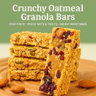 Healthy Oat Energy Bar | 6H Fullness Feeling | High Protein Fiber Snack | Easy Breakfast On-the-Go |