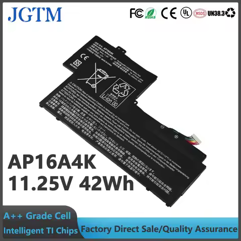 JGTM AP16A4K 11.25V 42Wh Brand New Replacement Laptop Battery For Acer Swift SF113-31-P865 SF11 ASPI