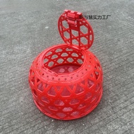 Red Chicken Cage Chicken Cage Red Portable Car Wedding Chicken Cage Plastic Convenient Chicken Cage