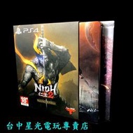 缺貨【PS4原版片】☆ 仁王2 NIOH 2 收錄鐵盒+美術集☆【中文版 中古二手商品】台中星光電玩