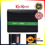 KICKERS ORIGINAL GENUINE LEATHER WALLET MEN WOMEN DOMPET BEG DUIT WALLET LELAKI PEREMPUAN KULIT BRAN