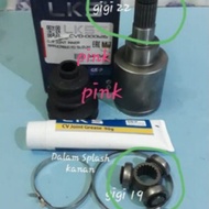 CV joint Dalam As roda dalam As kopel dalam Suzuki Splash kanan