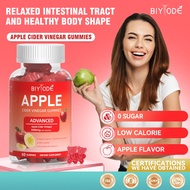 BIYODE Apple Cider Vinegar Edible Gummies 5000mg with Vitamin B9 B12 HALAL Vegan Supplement