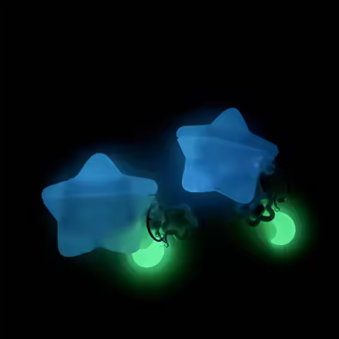 3D Luminous Stars Silicone Wireless Earphone Protective Case For Huawei Freebuds 4 4E 5i 6i 7i SE2 S