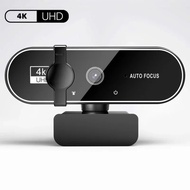 Lenovo 4K HD Mini Webcam Microphone 2K Full HD Webcam Autofocus USB Web Cam for Auto Focus PC Laptop