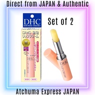 [Set of 2] DHC_ Moisture Lip Care Cream/ Lip Balm/ Lipstick/ Moisturizer 1.5g / Direct from Japan