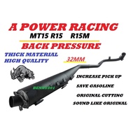 MUFFLER MT15 R15 R15M BACKI PRESURE A POWER 32MM EXHAUST