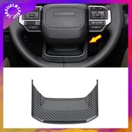 [87MY]For   250 Prado LC250 2024 Car Steering Wheel Trim Cover Decoration Interior Accessories Carbo