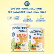Rontameal Nutri Pro Balanced Milk Powder - Whole Box Imported Milk From France (400g - 900g)