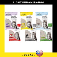 Cat Litter (2 pack) / Pasir Kucing Wangi Tofu Pet (10l) Premium Jolly Dog Clumping - Crushed