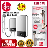 Rheem RTLE-33M  Prestige Plus Instant Shower Heater  New Arrival  Free Delivery