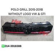 Volkswagen Polo GTI 2015 - 2018 Front Grill Without logo VW & GTI