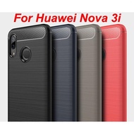For Huawei Nova 3i Soft Carbon Fiber Shockproof Case Cover phone case