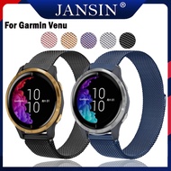 Garmin Venu Strap Magnetic Milanese band Garmin Venu Metal Bracelet Stainless Steel Strap