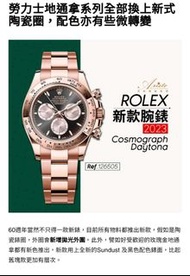 Rolex cosmograph Daytona 玫瑰金地通拿